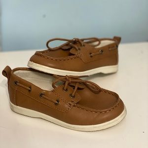 Toddler Tan Gap Boat Shoes Size 9
